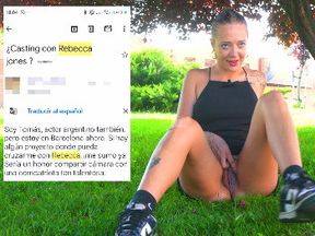 Fuck a FAN! Strolls Pantyless in Madrid for Fresh Cock. I'm Rebecca Jones, Wanna Fuck Me?